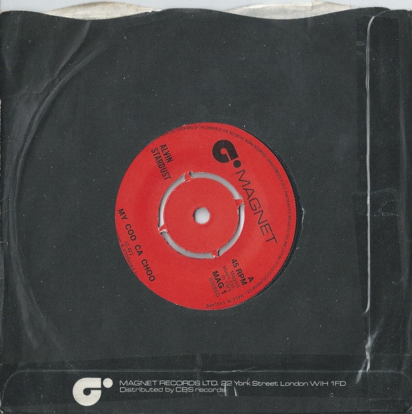 Alvin Stardust : My Coo Ca Choo (7", Single, Red)