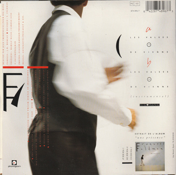 François Feldman : Les Valses De Vienne (7", Single)