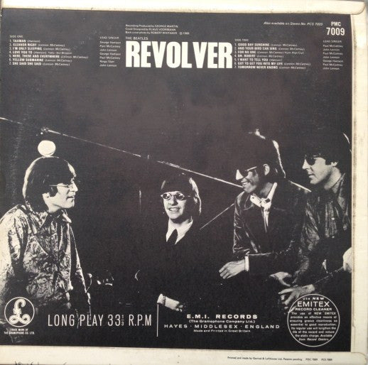 The Beatles : Revolver (LP, Album, Mono, G &)