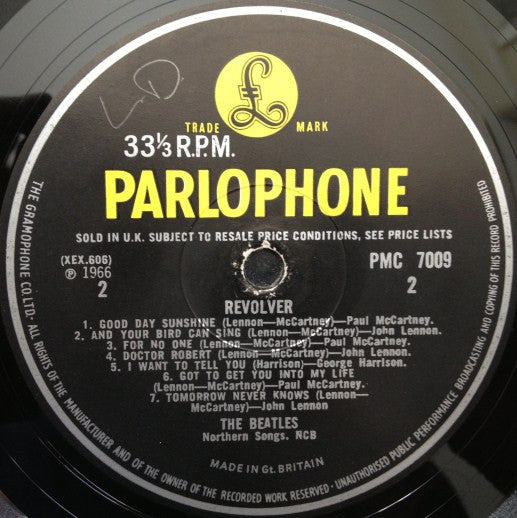 The Beatles : Revolver (LP, Album, Mono, G &)