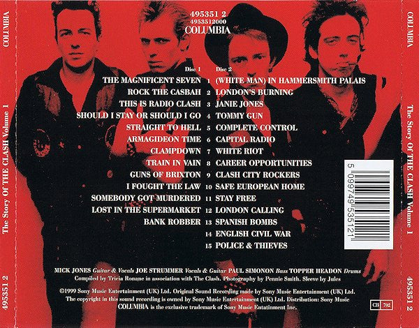 The Clash : The Story Of The Clash Volume 1 (2xCD, Comp, RE, RM)
