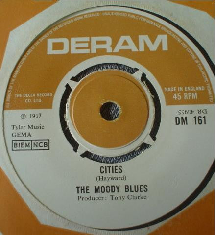 The Moody Blues : Nights In White Satin (7", Single, Pus)