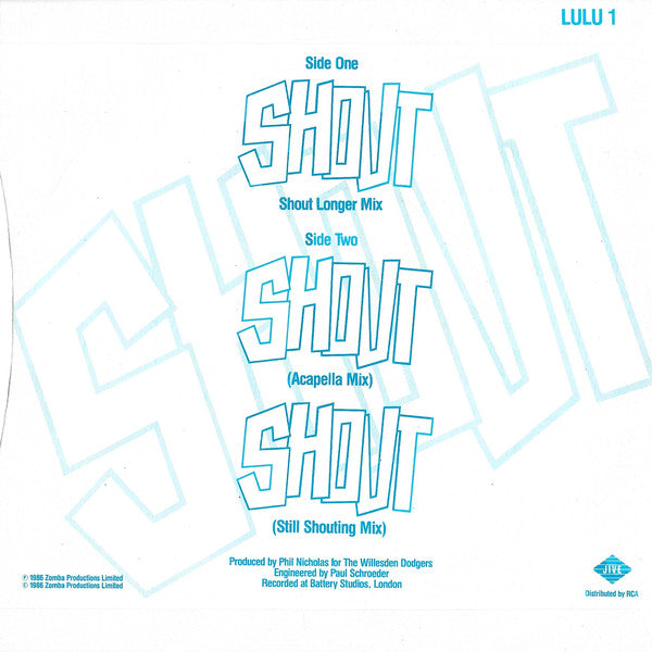 Lulu : Shout  (7", Blu)