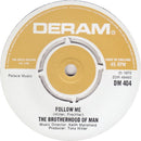 Brotherhood Of Man : United We Stand (7", Single, RE)