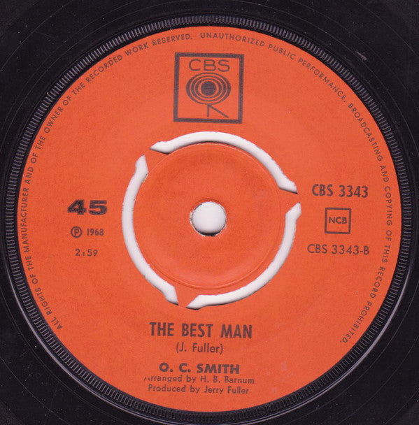 OC Smith : The Son Of Hickory Holler's Tramp (7", Single)