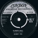 Bobby Vee : Rubber Ball (7", Single)