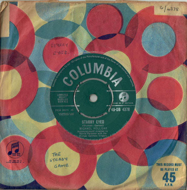 Michael Holliday : Starry Eyed (7", Single)