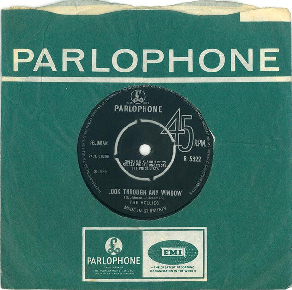 The Hollies : Look Through Any Window (7", Single)