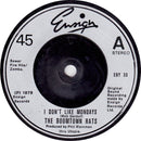 The Boomtown Rats : I Don't Like Mondays (7", Single, Sil)