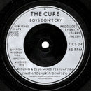 The Cure : Boys Don't Cry (New Voice • New Mix) (7", Single, Sil)