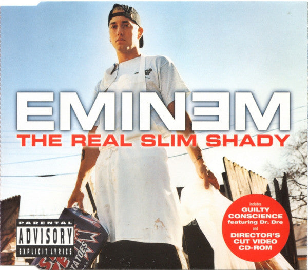 Eminem : The Real Slim Shady (CD, Single, Enh)