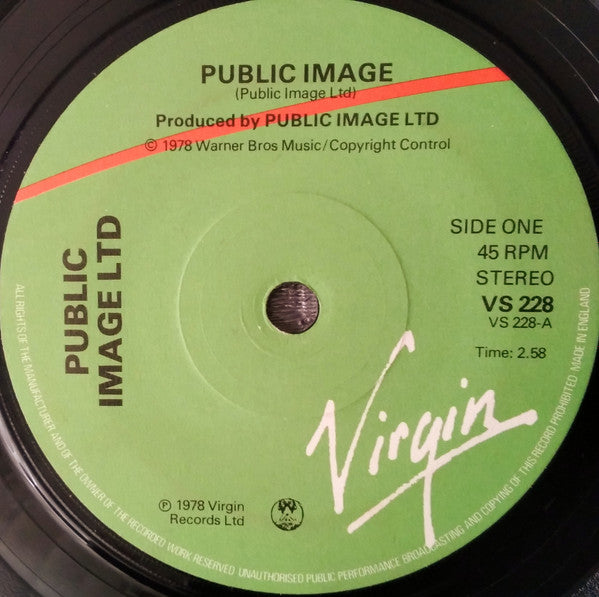 Public Image Limited : Public Image (7", Single)