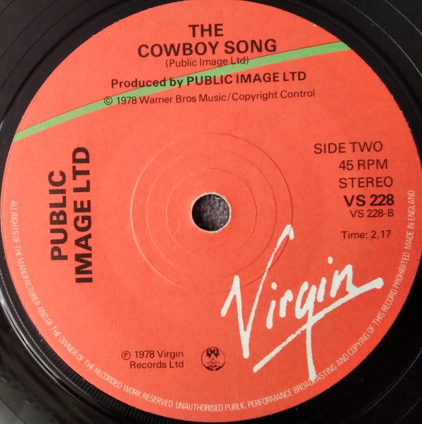 Public Image Limited : Public Image (7", Single)