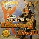 Comic Relief Presents Cliff Richard And The Young Ones Featuring Hank Marvin : Living Doll (7", Single, Sil)