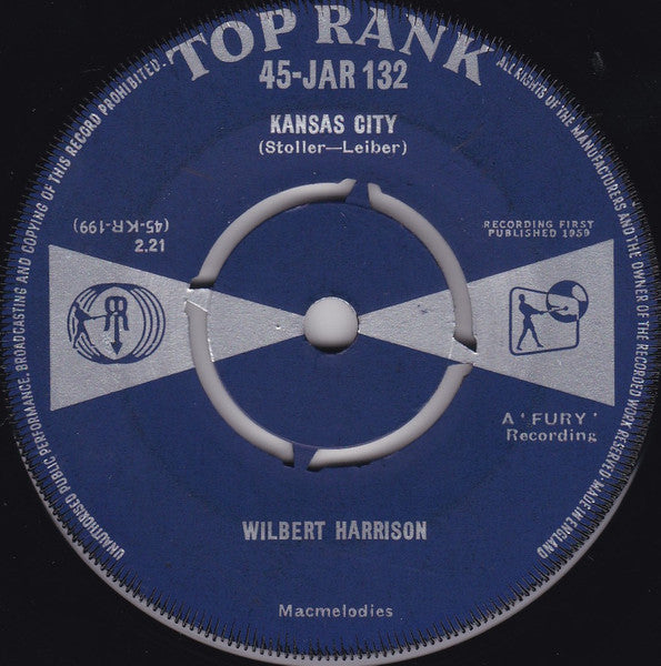 Wilbert Harrison : Kansas City (7", Single, 4-P)