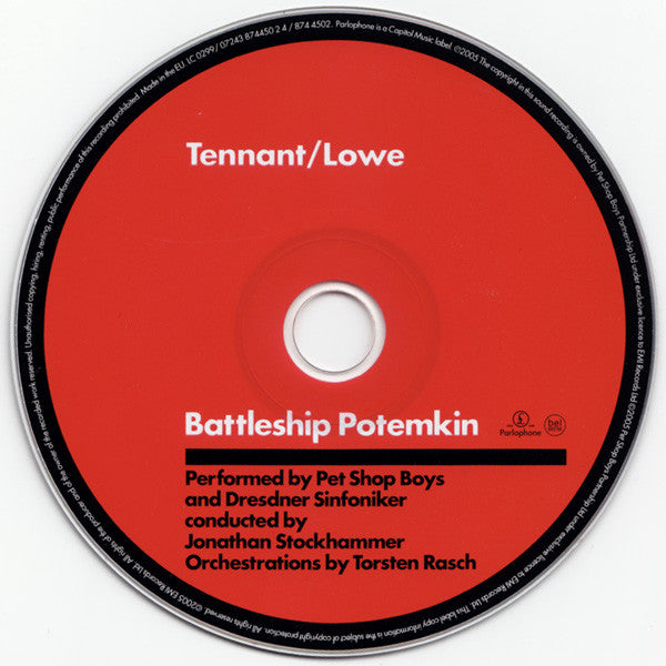 Tennant/Lowe* : Battleship Potemkin (CD, Album, Sli)