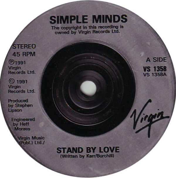 Simple Minds : Stand By Love (7", Single, Ltd, Num)