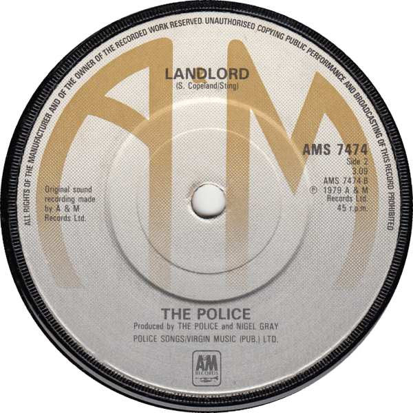 The Police : Message In A Bottle (7", Single, Pic)
