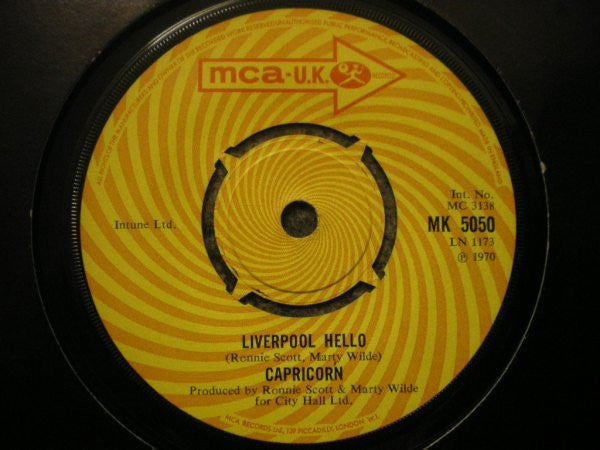Capricorn (15) : Liverpool Hello (7", Single)