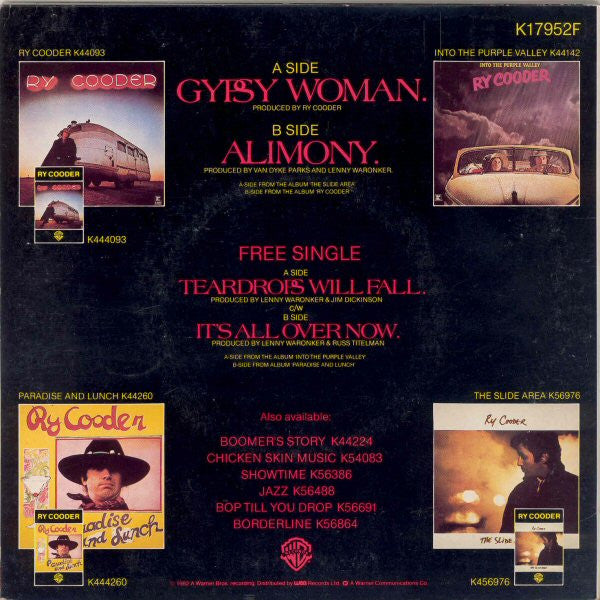 Ry Cooder : Gypsy Woman (2x7", Ltd, Gat)