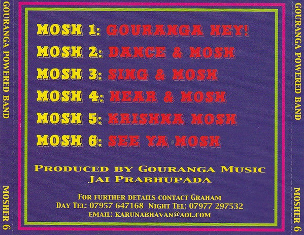 The Gouranga Powered Band : Mosher 6 (CD, Album)