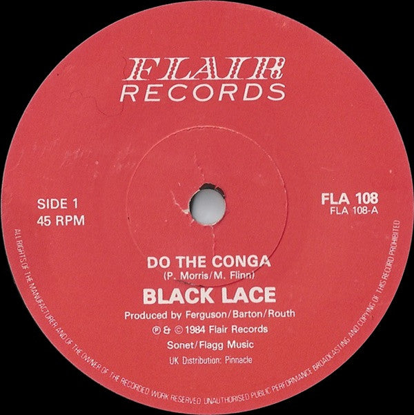 Black Lace : Do The Conga (7", Single, Pap)