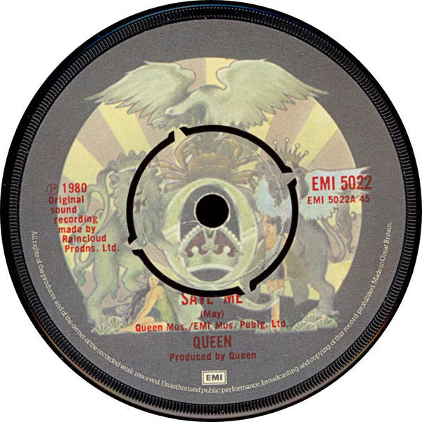 Queen : Save Me (7", Single, Tex)