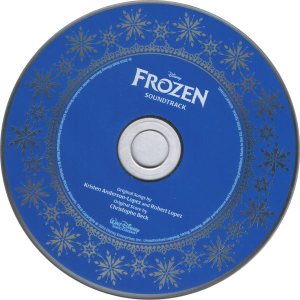 Kristen Anderson-Lopez And Robert Lopez, Christophe Beck : Disney Frozen Soundtrack (CD, Album)