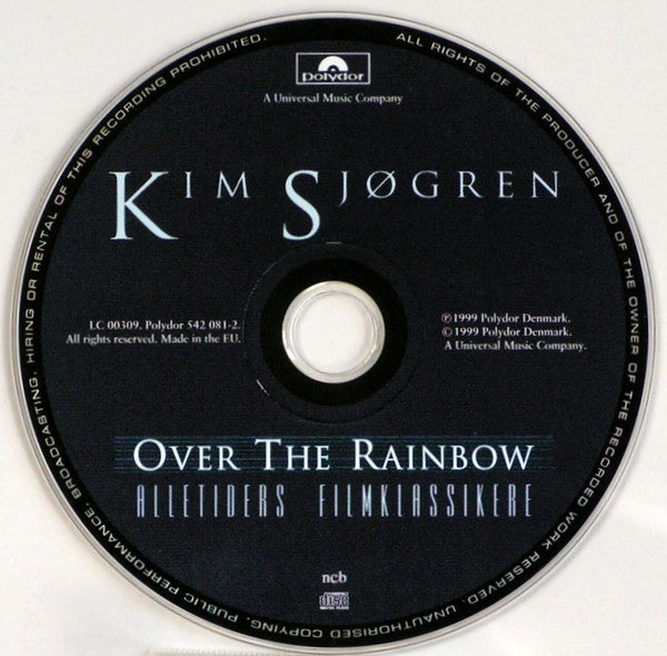 Kim Sjøgren : Over The Rainbow - Alletiders Filmklassikere (CD, Album)