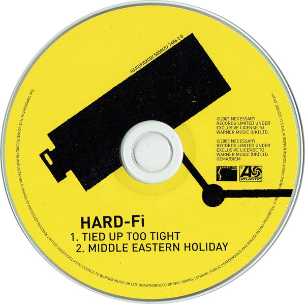 Hard-Fi : Tied Up Too Tight (CD, Single)