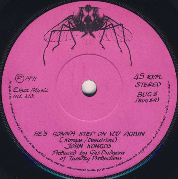 John Kongos : He's Gonna Step On You Again (7", Single, Sol)