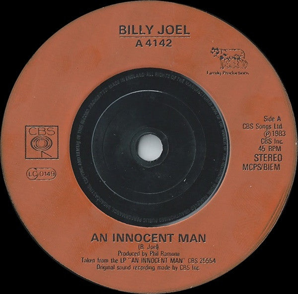 Billy Joel : An Innocent Man (7", Single, Inj)