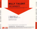 Billy Talent : Try Honesty (CD, Single, Promo)