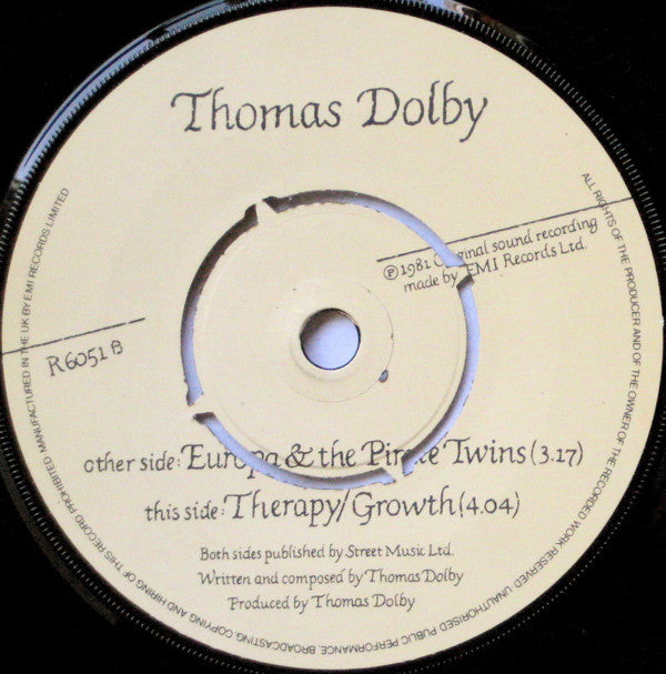 Thomas Dolby : Europa And The Pirate Twins (7", Single)
