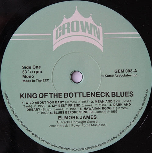 Elmore James : King Of The Bottleneck Blues (LP, Comp)