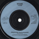 Wham! : Freedom (7", Single, Blu)