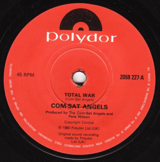 The Comsat Angels : Total War Girl (7", EP)