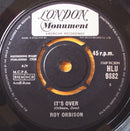 Roy Orbison : It's Over (7", Single)