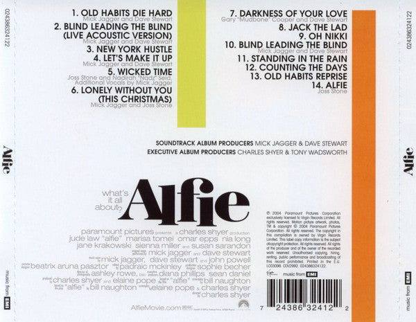 Mick Jagger And David A. Stewart : Alfie (CD, Album)