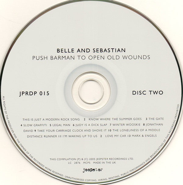 Belle & Sebastian : Push Barman To Open Old Wounds (2xCD, Comp, RM)