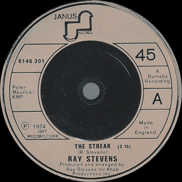 Ray Stevens : The Streak (7", Single, Pea)