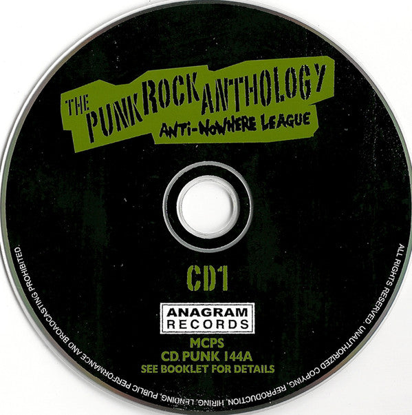Anti-Nowhere League : The Punk Rock Anthology (2xCD, Comp)