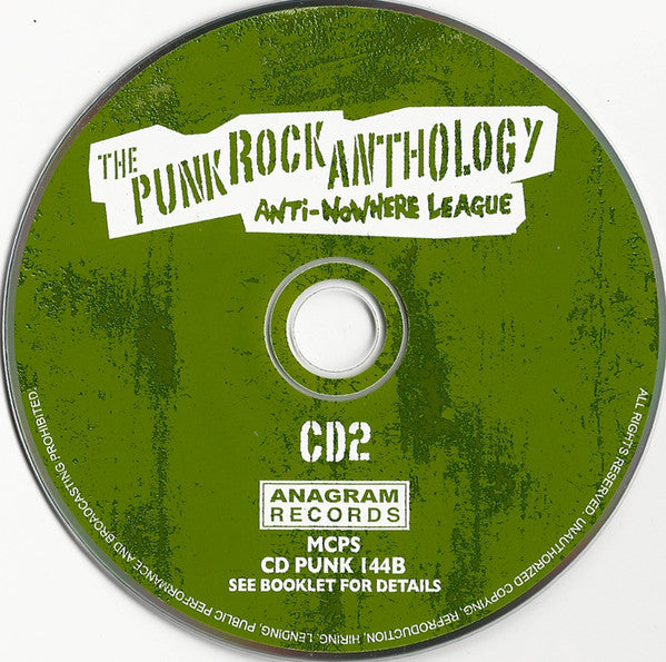 Anti-Nowhere League : The Punk Rock Anthology (2xCD, Comp)