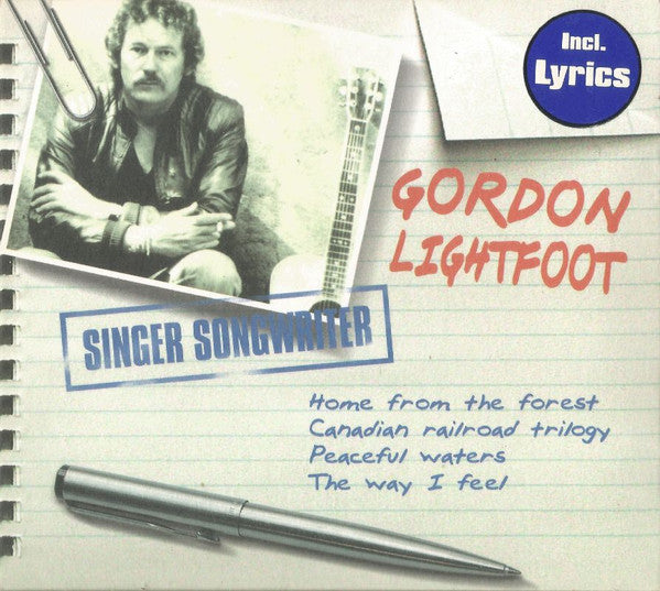 Gordon Lightfoot : Singer Songwriter (CD, Comp)