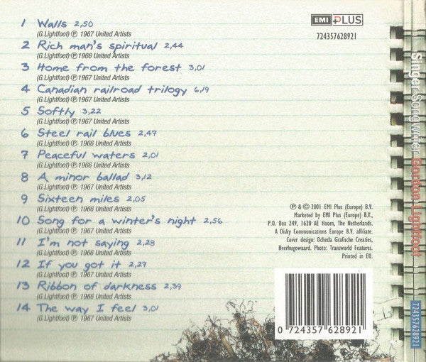 Gordon Lightfoot : Singer Songwriter (CD, Comp)