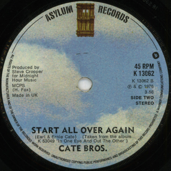 Cate Brothers : Where Can We Go (7")