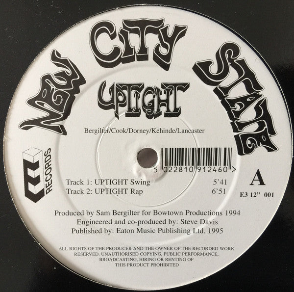 New City State : Uptight (12")