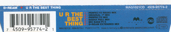 D:Ream : U R The Best Thing (CD, Maxi)