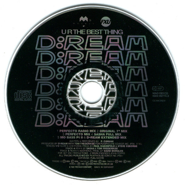 D:Ream : U R The Best Thing (CD, Maxi)
