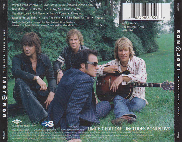 Bon Jovi : This Left Feels Right (CD, Album + DVD-V, PAL + Ltd)